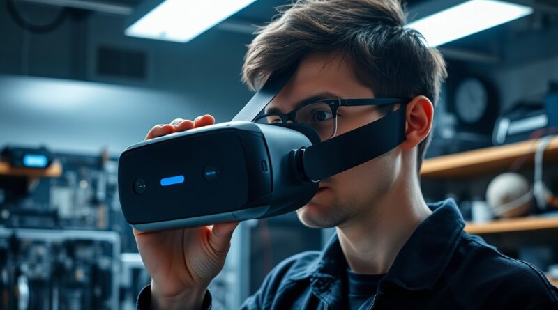 Lighter Headset Improved Cameras